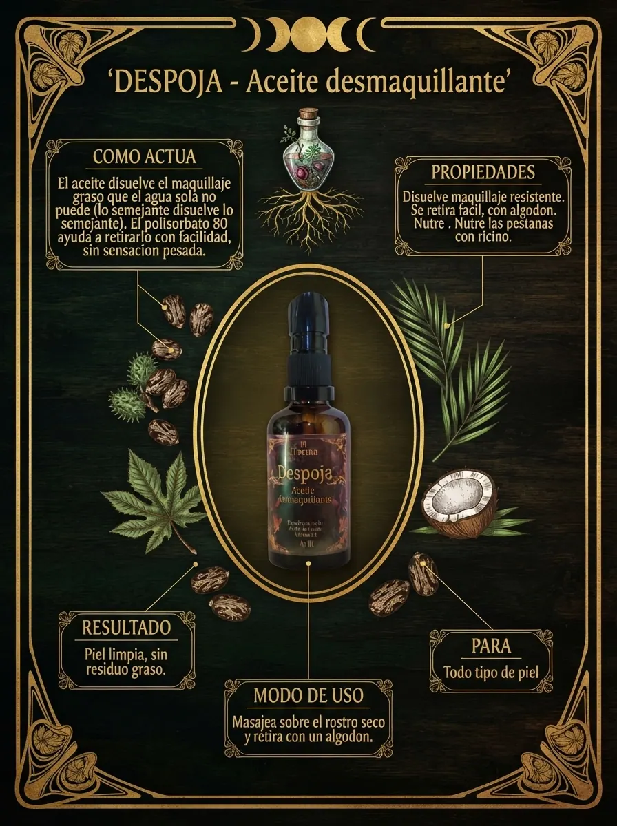 Infografía completa del producto (se genera con IA; el texto se agrega en Canva).