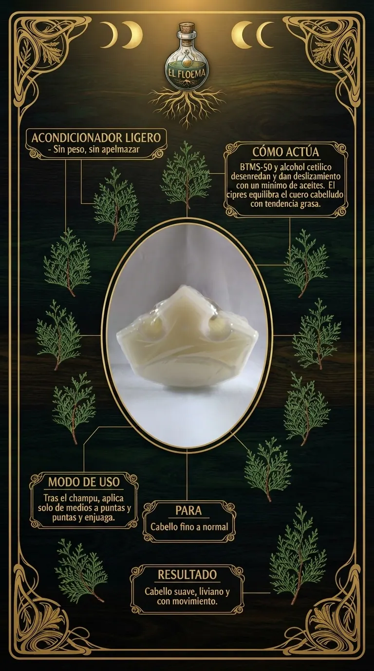 Infografía completa del producto (se genera con IA; el texto se agrega en Canva).