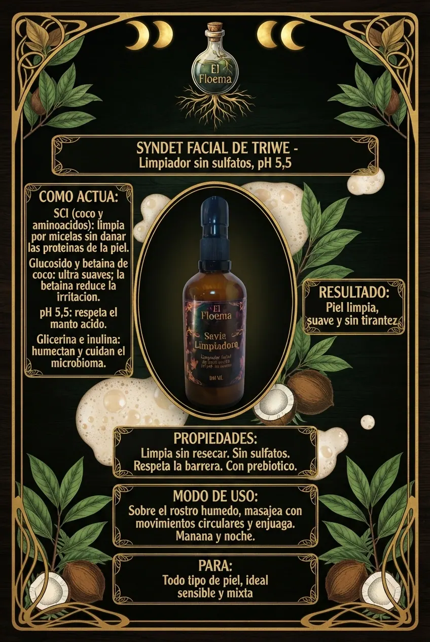 Infografía completa del producto (se genera con IA; el texto se agrega en Canva).